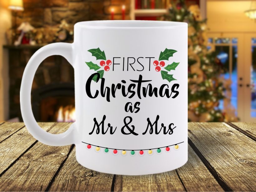 Cana First Christmas as Mr & Mrs
