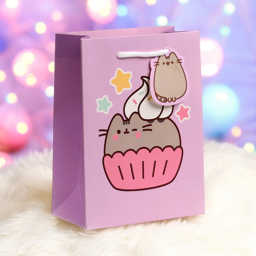 Pungă Cadou Mică Pusheen 23 x 17 cm.